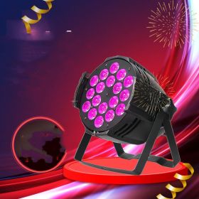 LED18 Full-color Par Light Six-in-one Dyeing Light (Option: 18LED dyeing lights W-AU)