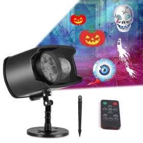 Binoculars Do Not Change Cards Built-in Christmas Halloween Lights (Option: 12W-EU)