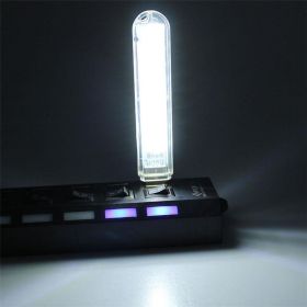 LED Light Mobile Power Dormitory Light Portable Double-sided Light (Option: Positive white light-1PCS-USB)